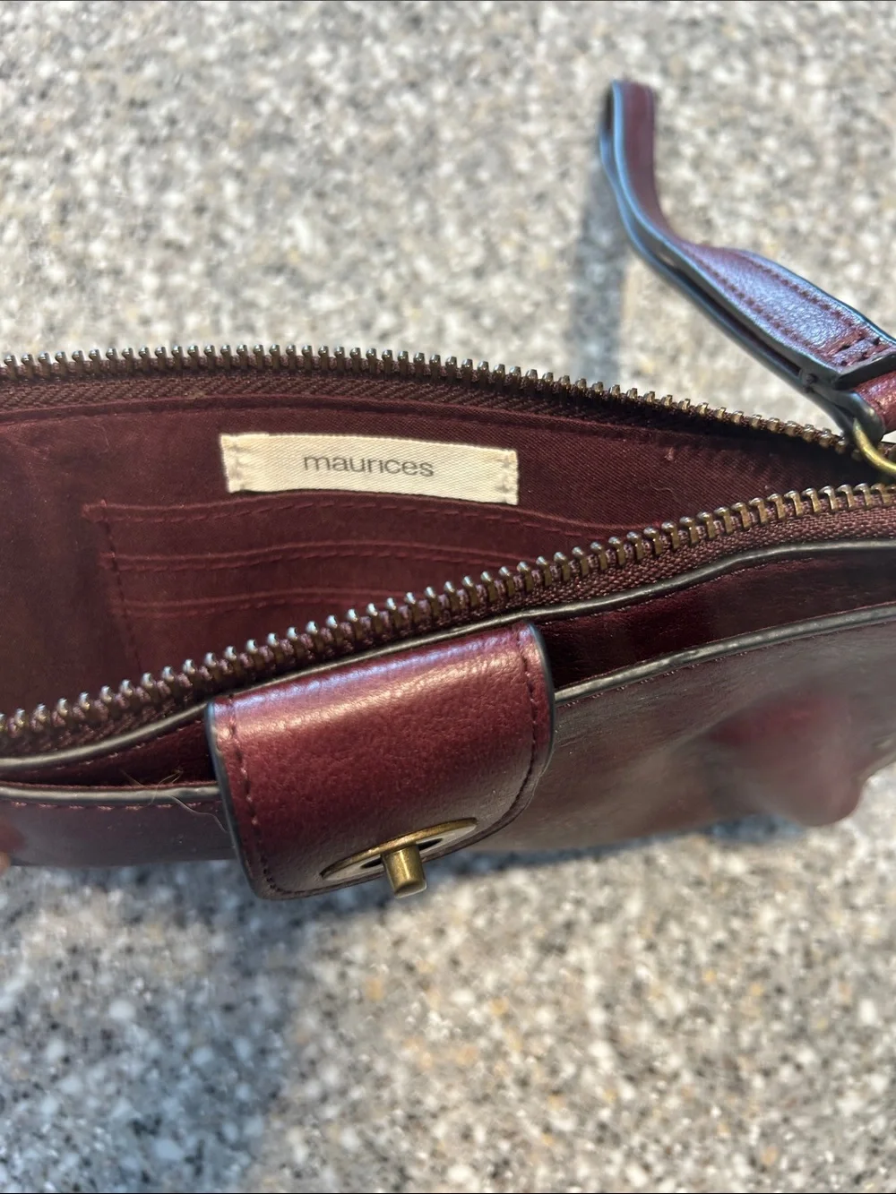 Maurices Wristlet Clutch - Burgundy